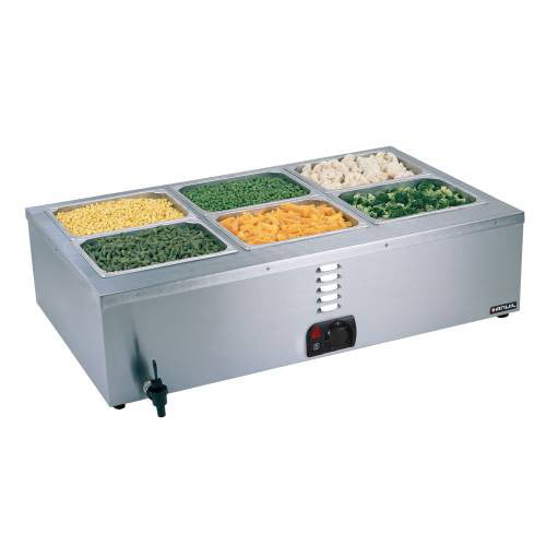 BAIN MARIE TABLE TOP - 3 DIVISION (Anvil)