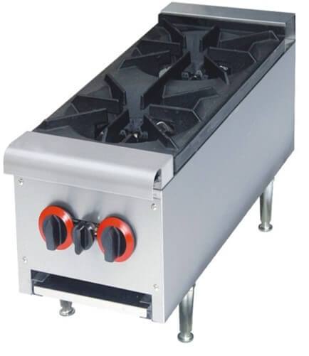 GATTO BOILING TABLE 2 BURNER - FLOOR STANDING HEAVY DUTY