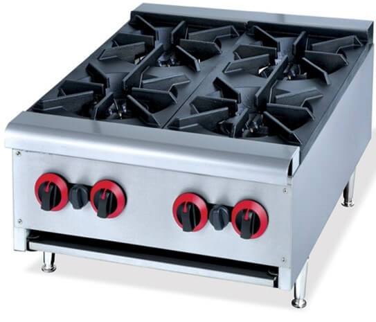 GATTO BOILING TABLE 4 BURNER - FLOOR STANDING HEAVY DUTY