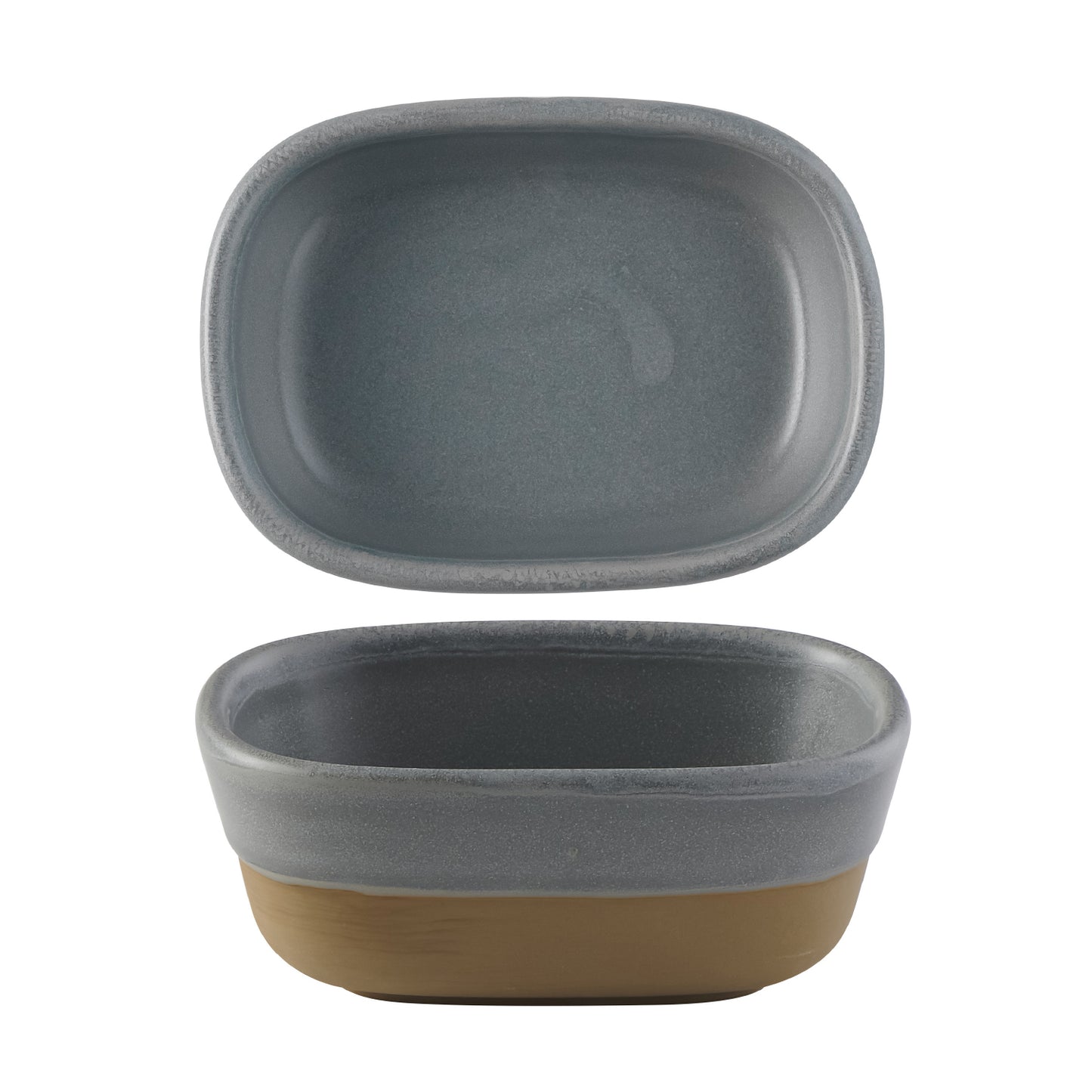 EMERGE - SEATTLE GREY - DEEP DISH - 12CM X 8.8CM X 5CM (6) (Churchill)