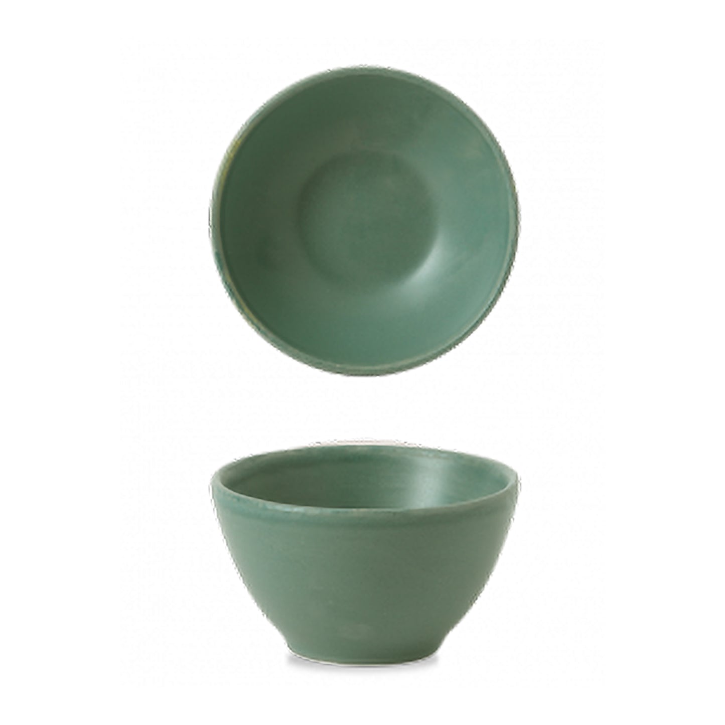 NOURISH - ANDORRA GREEN - CONTOUR DIP POT - 11CL (12) (Churchill)