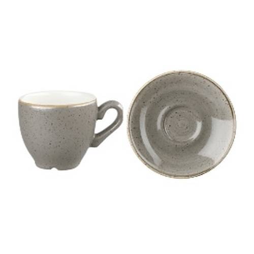 PEPPERCORN GREY - ESPRESSO CUP 10CL (12) (Churchill)
