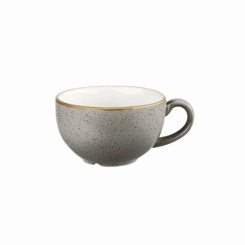 PEPPERCORN GREY - CAPPUCCINO SAUCER 15.6CM (12) (Churchill)