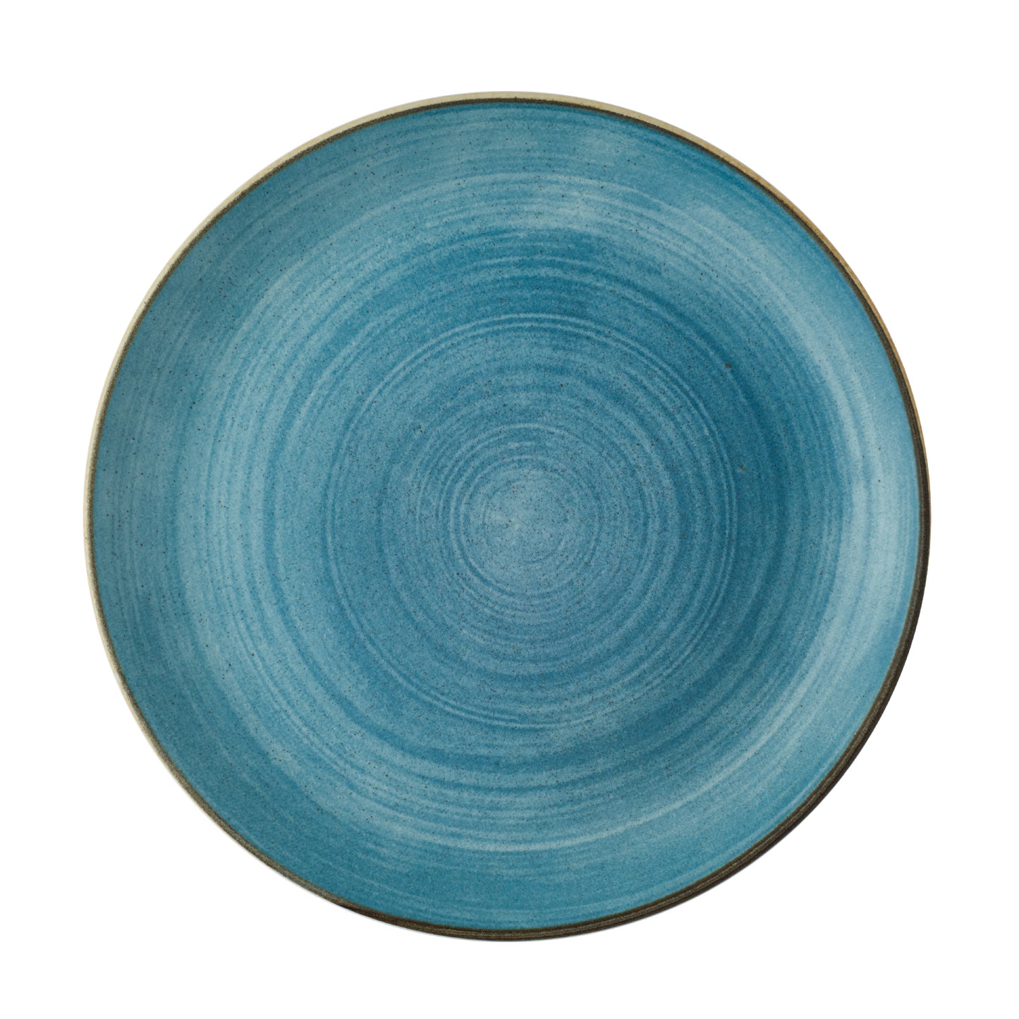 STONECAST RAW - TEAL - COUPE PLATE - 21.7CM (12) (Churchill)