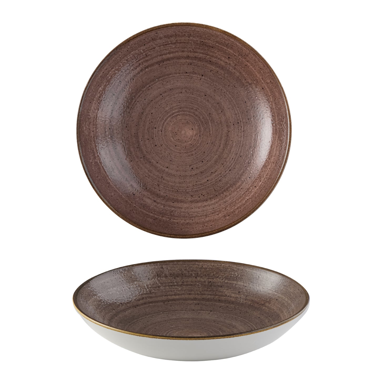 STONECAST RAW - BROWN - COUPE BOWL - 24.8CM (12) (Churchill)