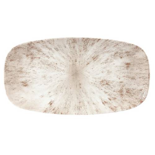 STONE AGATE GREY - OBLONG CHEFS PLATE - 35.5 X 19CM (6) (Churchill)