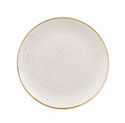 BARLEY WHITE - COUPE PLATE - 21.7CM (12) (Churchill)