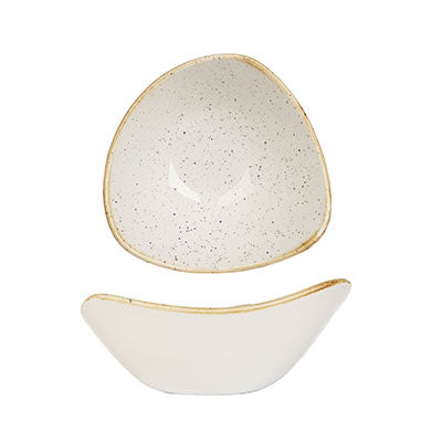 BARLEY WHITE - TRIANGLE BOWL - 15.3CM (12) (Churchill)