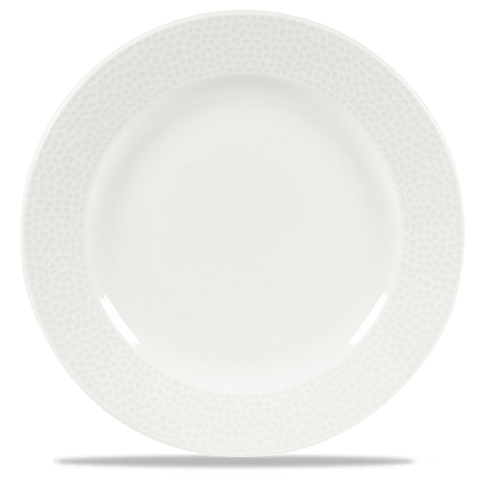 ISLA - WHITE - FOOTED PLATE 30.5CM (12) (Churchill)