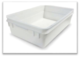 GATTO DOUGH TRAY WHITE 600 x 400 x 200mm