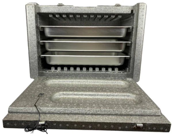 GATTO LIGHTWEIGHT INSULATED HOT BOX FRONT LOAD - SINGLE (x6 GN1/2) - EPP MATERIAL