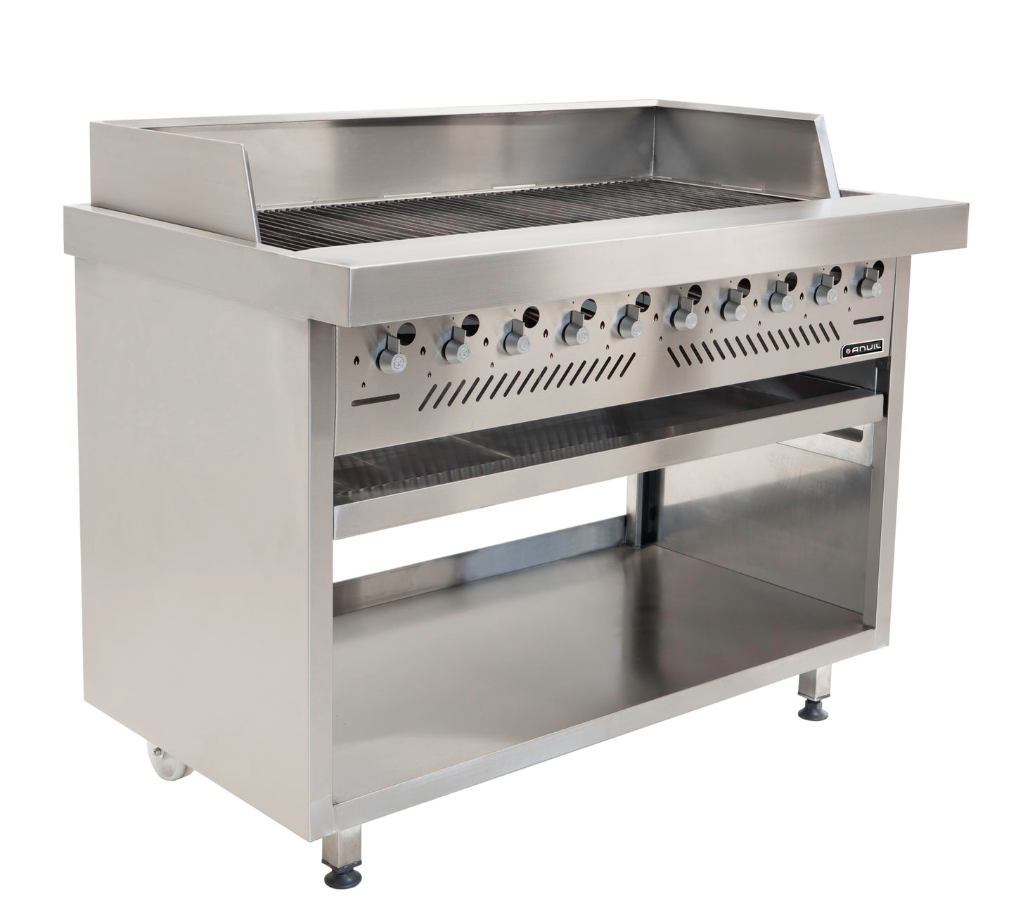 GAS GRILLER ANVIL - 10 BURNER RADIANT - FREE STANDING (Anvil)