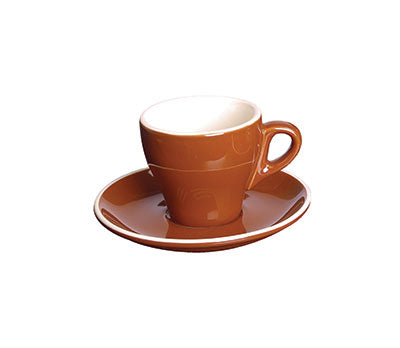 CAPPUCCINO SAUCER BLACK - 14.2CM (12) (Fortis)