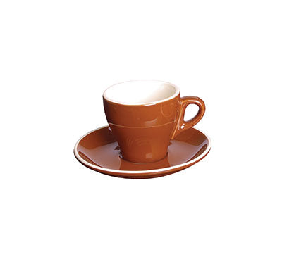 CAPPUCCINO CUP BROWN - 30CL (12) (Fortis)