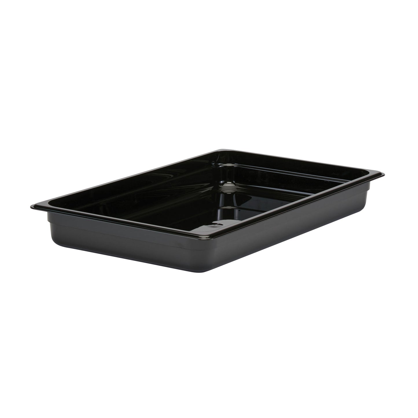 GN FOODPAN 1/1 POLYCARBONATE BLACK 65MM D