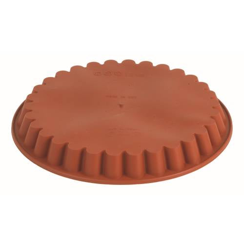 MOULD SILICON ROUND(FLUTED EDGE) - 280 X 32 MM (Pavoni)