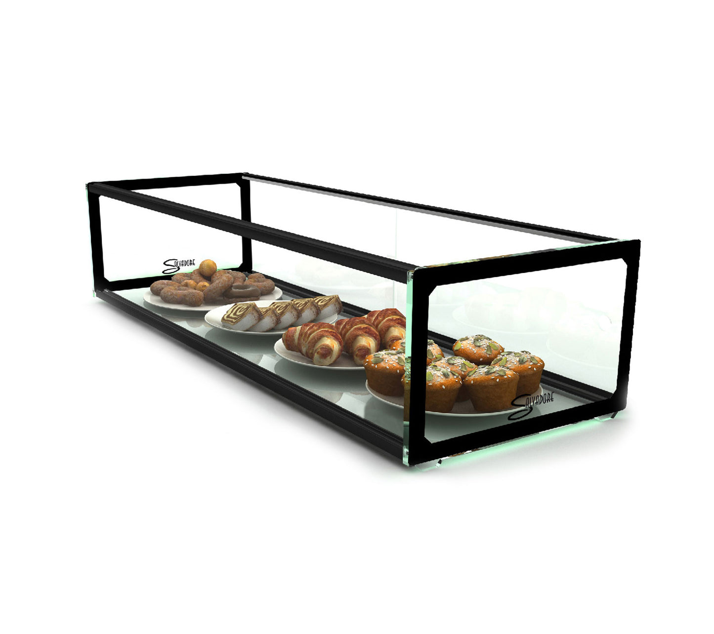 AMBIENT DISPLAY CABINET SALVADORE (SINGLE SHELF) 1200MM X 330MM X 215MM (Salvadore)