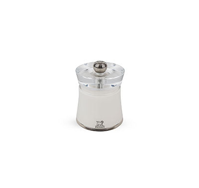 BALI ACRYLIC WHITE 8CM SALT MILL (6) (Peugeot)