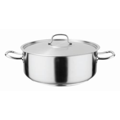 POT S/STEEL LOW CASSEROLE - 4LT (Pujadas)