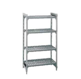 GATTO 4 TIER PLASTIC SHELVING 910 X 450 X 1800MM