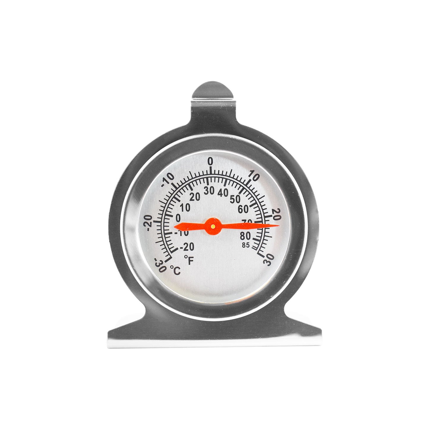 THERMOMETER FRIDGE / FREEZER -30C to +30C - S/STEEL THERMOMETER