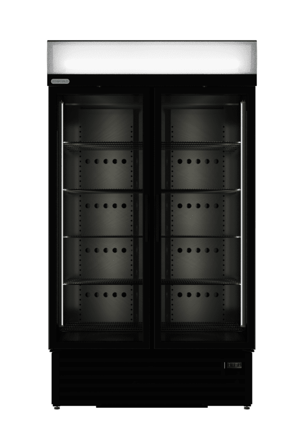 STAYCOLD Carbon Edition Double Door Display Freezer