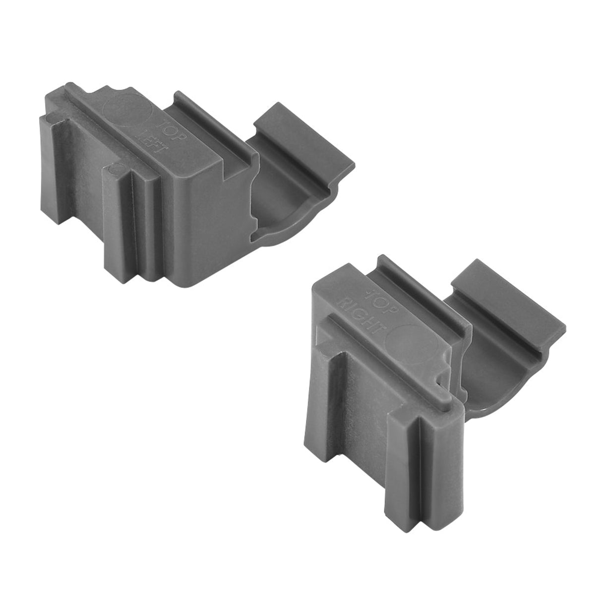 LEFT AND RIGHT CORNER CONNECTOR CLIPS (ONE SET = ONE TIER)