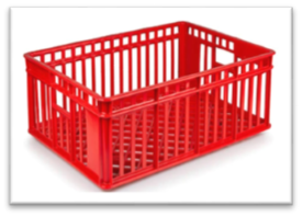 GATTO FREEZER STACKING CRATE 635 x 455 x 170mm