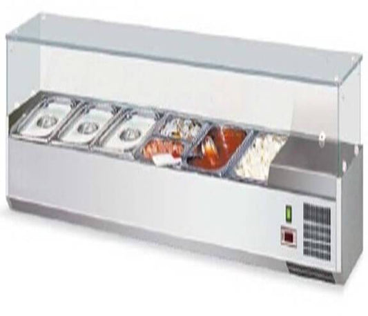 GATTO 1830 MM COUNTER TOP PIZZA INGREDIENT CHILLERS EXCL INSERTS