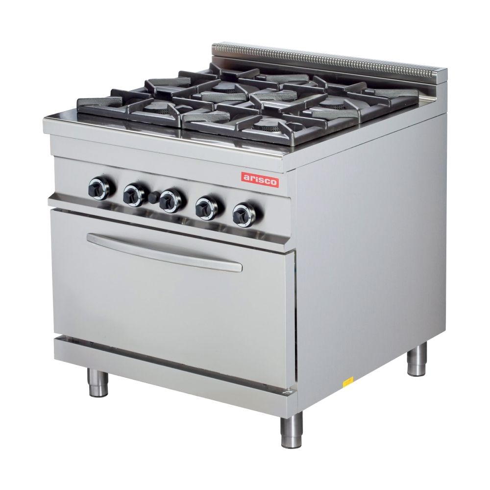 4 Burner With Gas Oven - 900 Range (ARISCO)