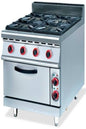 GATTO 700 RANGE - 4 BURNER STOVE WITH ELECTRIC OVEN