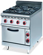 GATTO 700 RANGE - 4 BURNER STOVE WITH GAS OVEN WITH FLAME FAILURE