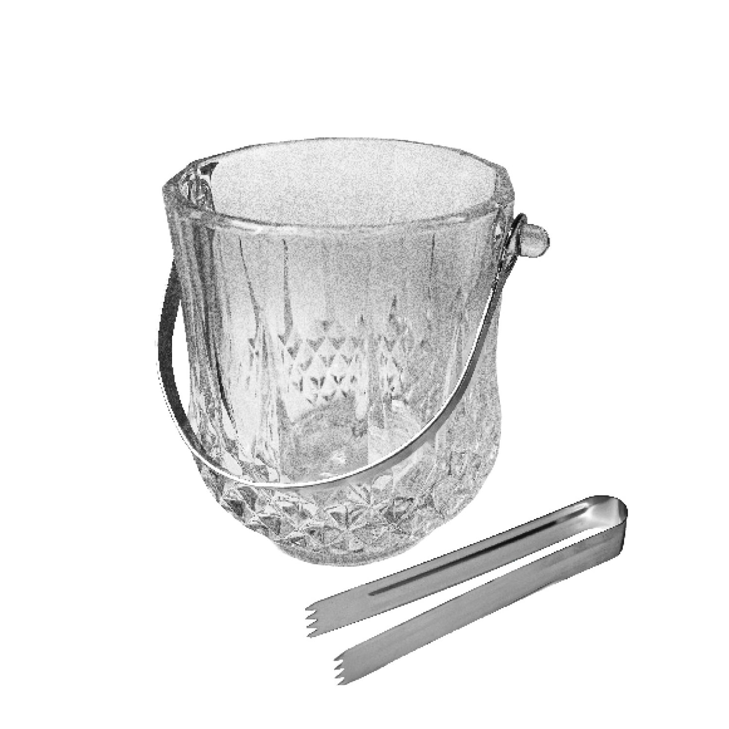 AQUA – ICE BUCKET WITH TONG – 1LT – 135 X 120MM (16)