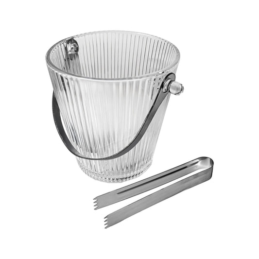 AQUA – ICE BUCKET WITH TONG – 900ML – 130 X 120MM (16)