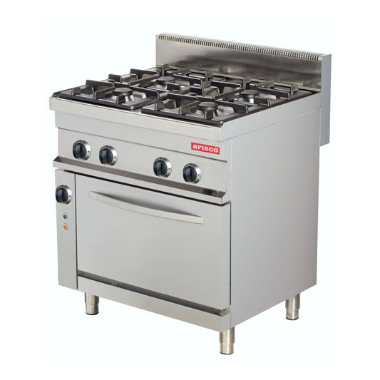 4 Burner Gas Cooker-With Electric Convection Oven (ARISCO)