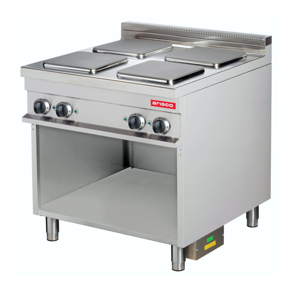 4 Plate cooking range with neutral cabinet - 900 series (ARISCO)