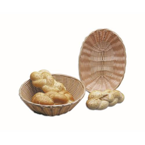 BREAD BASKET WOVEN PLASTIC OBLONG - 230 X 100 X 45MM
