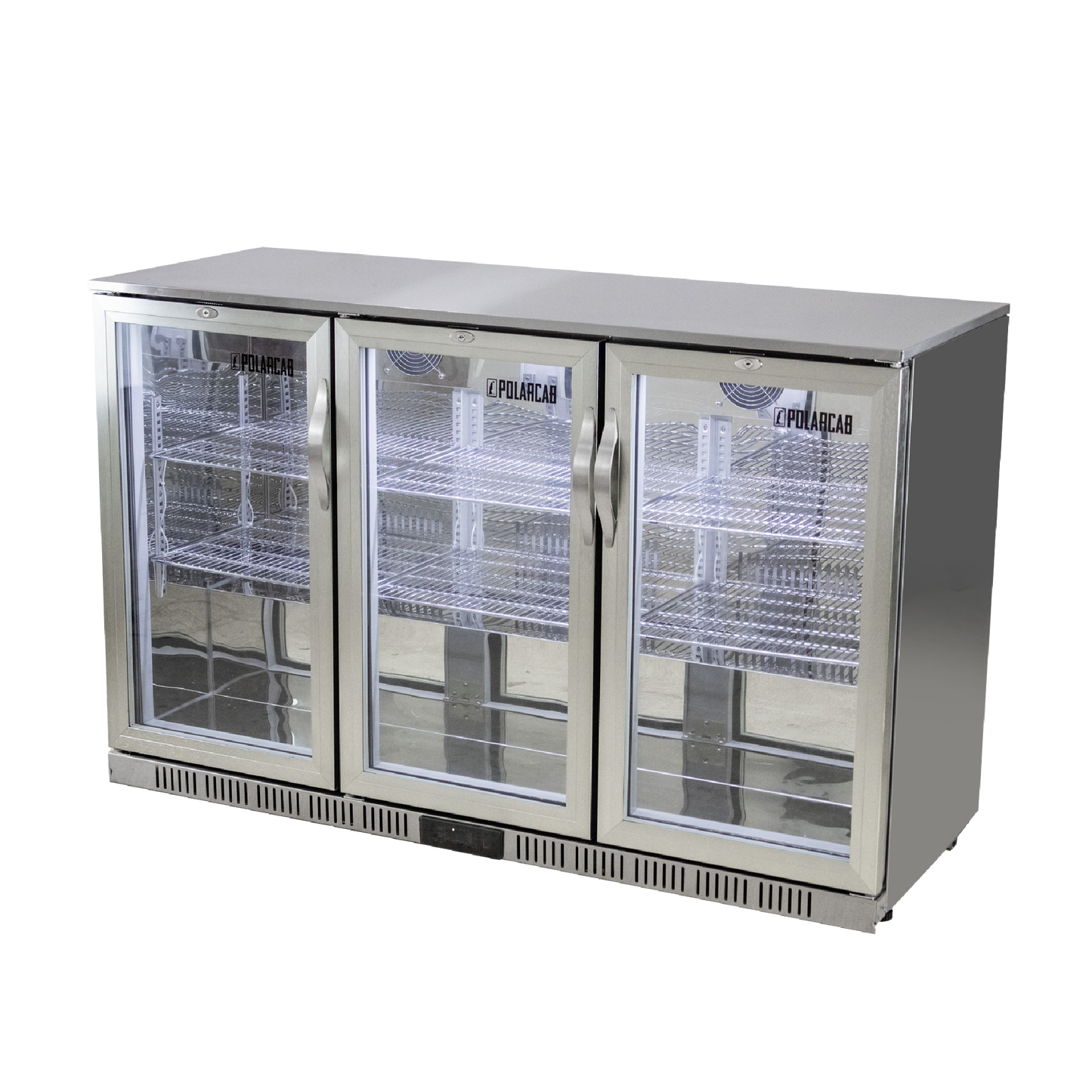 Back Bar Bottle Cooler – 3 Door, Hinged (POLARCAB)