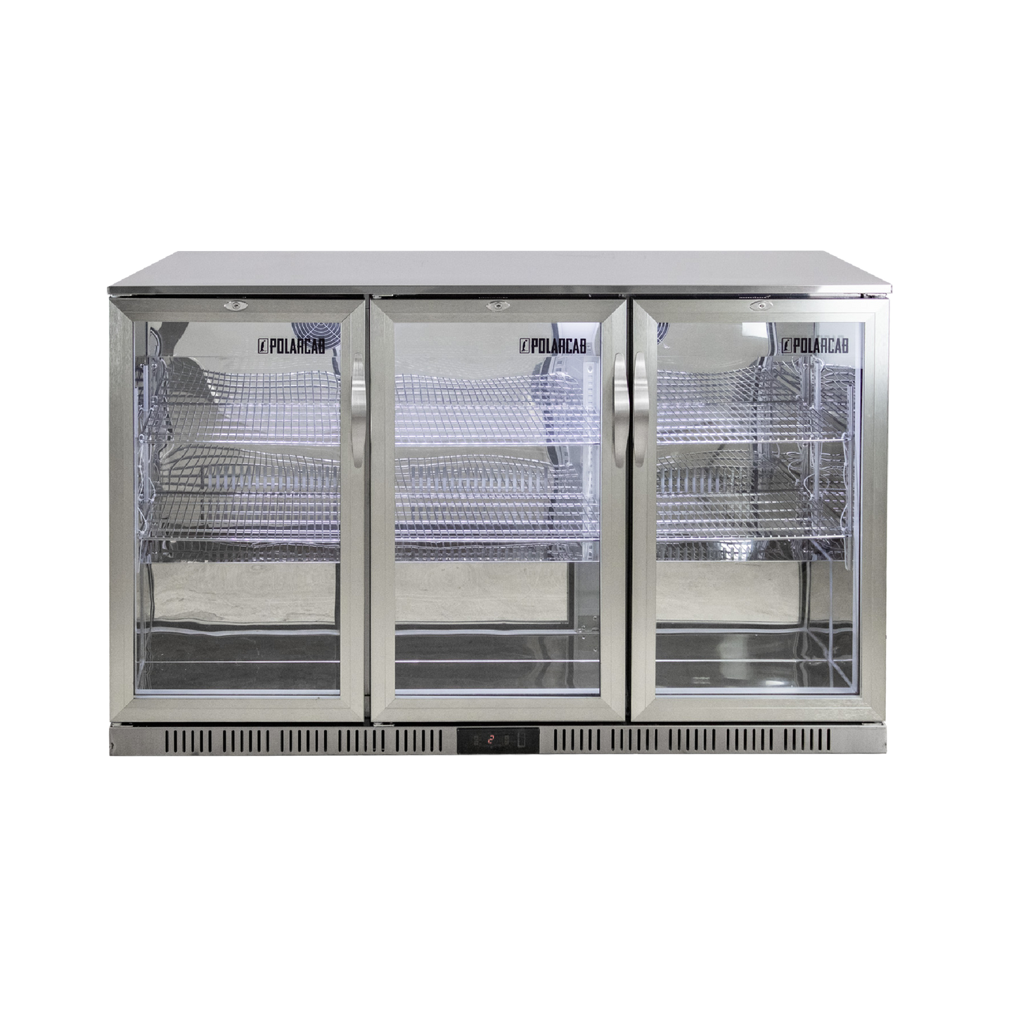 Back Bar Bottle Cooler – 3 Door, Hinged (POLARCAB)
