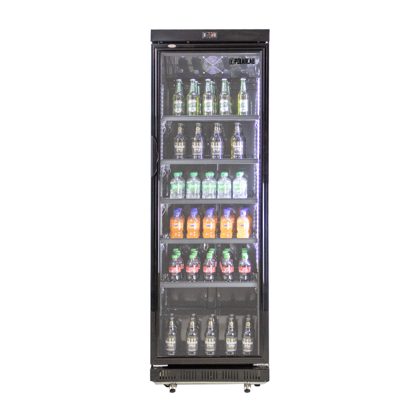 Beverage Bottle Cooler -Black 400Lt(POLAERCAB)