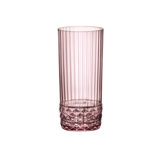 AMERICA '20s - LILAC ROSE - COOLER 49CL H162MM W73.5MM (6) (Bormioli Rocco)