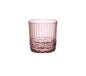 AMERICA '20s - LILAC ROSE - ROCKS 30CL H83.5MM W83.5MM (6) (Bormioli Rocco)