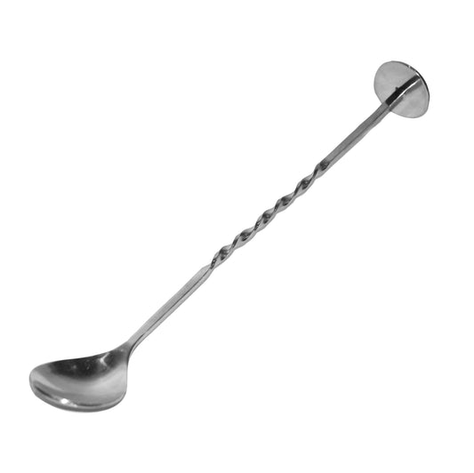 BAR SPOON S/STEEL - 280MM TWIST/MUDDLER