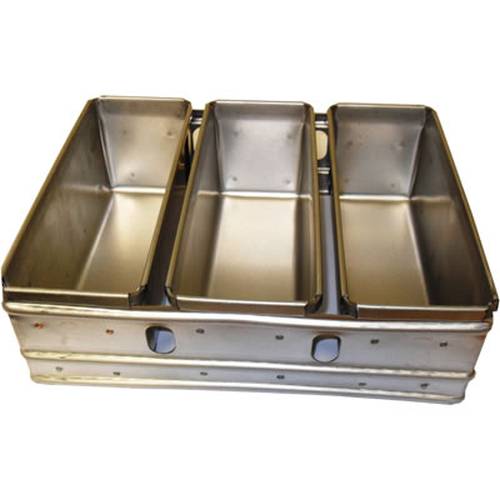 BREAD TRAY ALUSTEEL - THREE TRAY 354 X 284 X 115MM