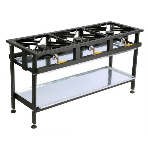 BOILING TABLE GAS - COMMERCIAL - 3 BURNER STRAIGHT (Anvil)