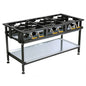BOILING TABLE GAS - COMMERCIAL - 6 BURNER STAGGERED (Anvil)