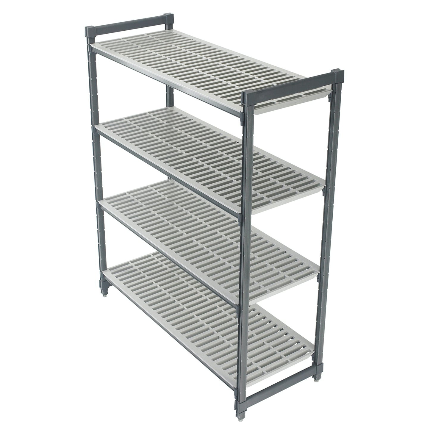BASICS 4 TIER VENTED SHELF 460MM W X 915MM L X 1830MM H