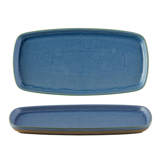 EMERGE - OSLO BLUE - RECTANGULAR PLATE - 25.1CM X 10CM (6) (Churchill)