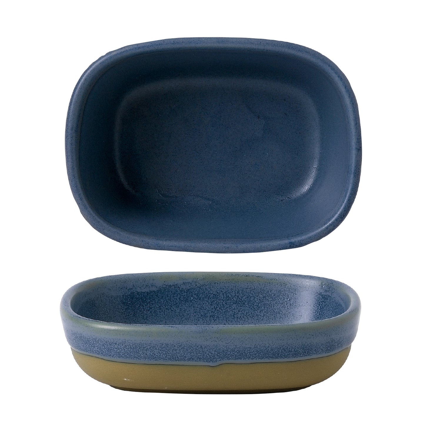 EMERGE - OSLO BLUE - SHALLOW TRAY - 12CM X 9CM X 3.3CM (6) (Churchill)