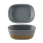 EMERGE - SEATTLE GREY - DEEP DISH - 12CM X 8.8CM X 5CM (6) (Churchill)